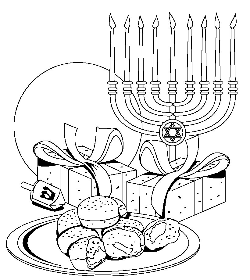 Free chanukah coloring pages, download free chanukah coloring pages png