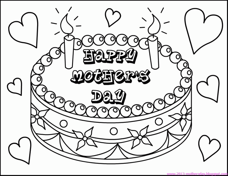 Free happy mothers day coloring page, download free happy mothers day