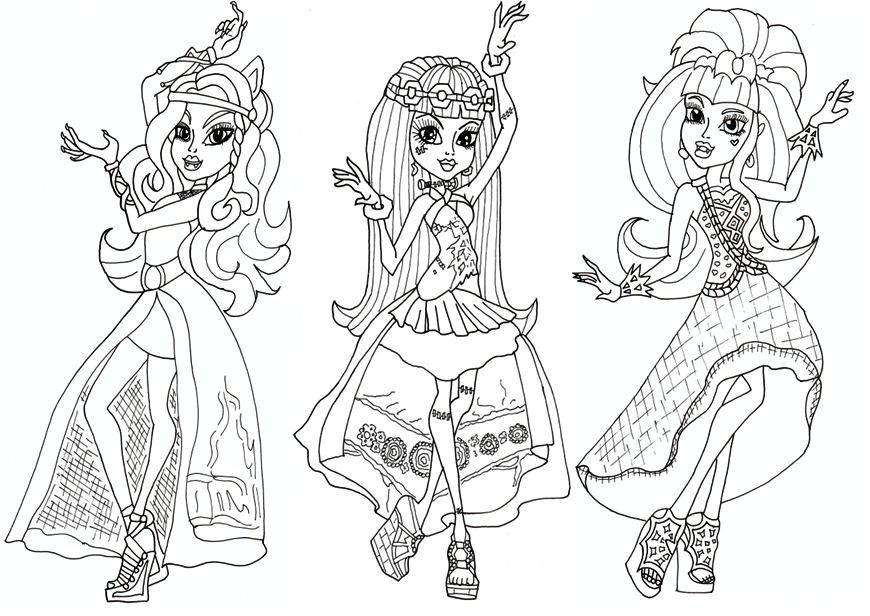 Twyla Monster High Coloring Pages Get Coloring Pages