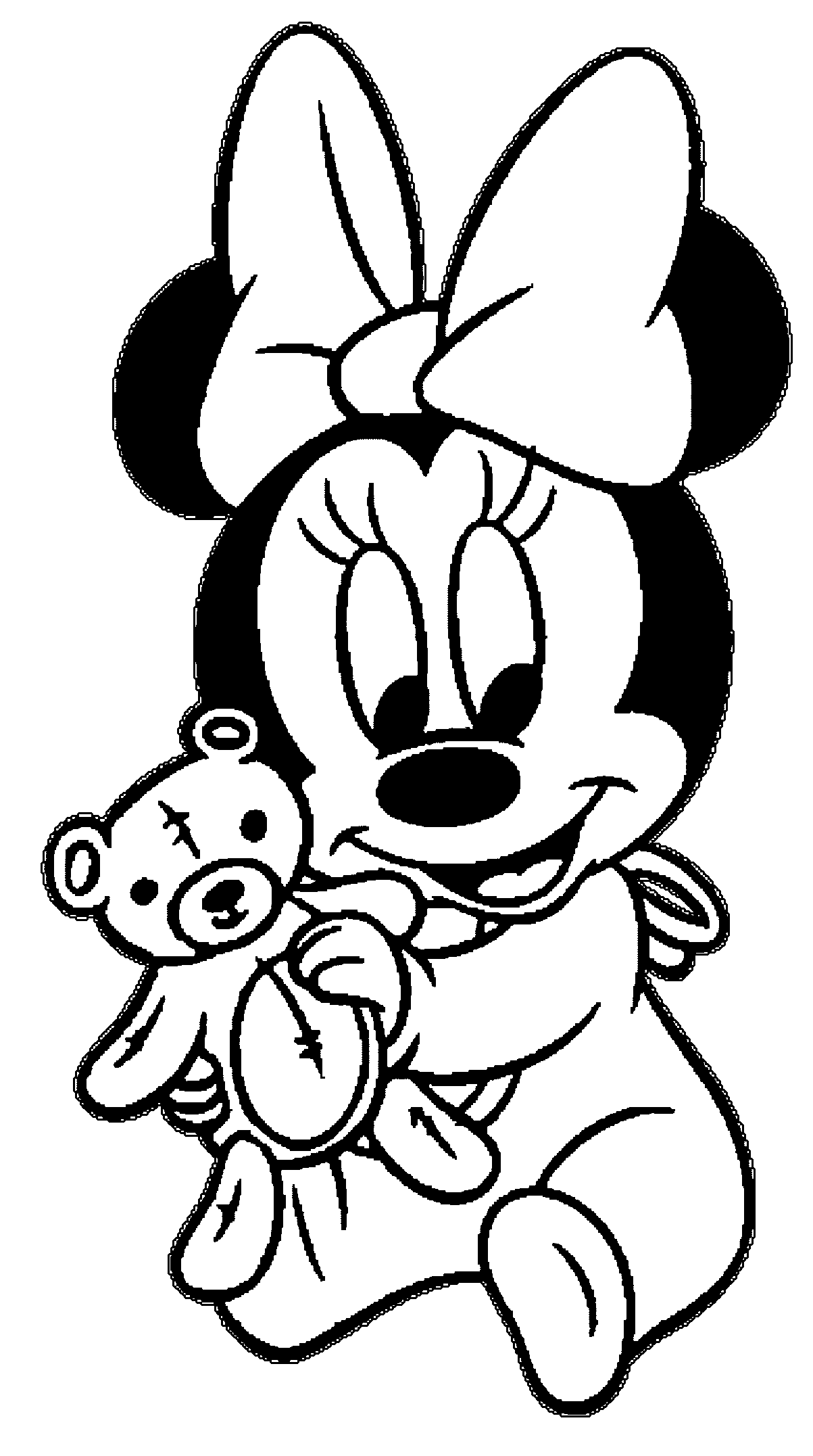 Explore our full collection of free printable teddy bear coloring sheet at coloringonly! Cute Mickey Mouse Colouring Pages Clip Art Library