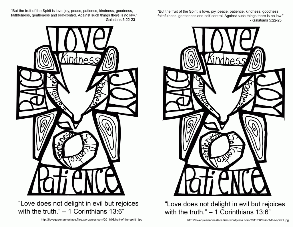 Free fruits of the spirit coloring page, download free fruits of the