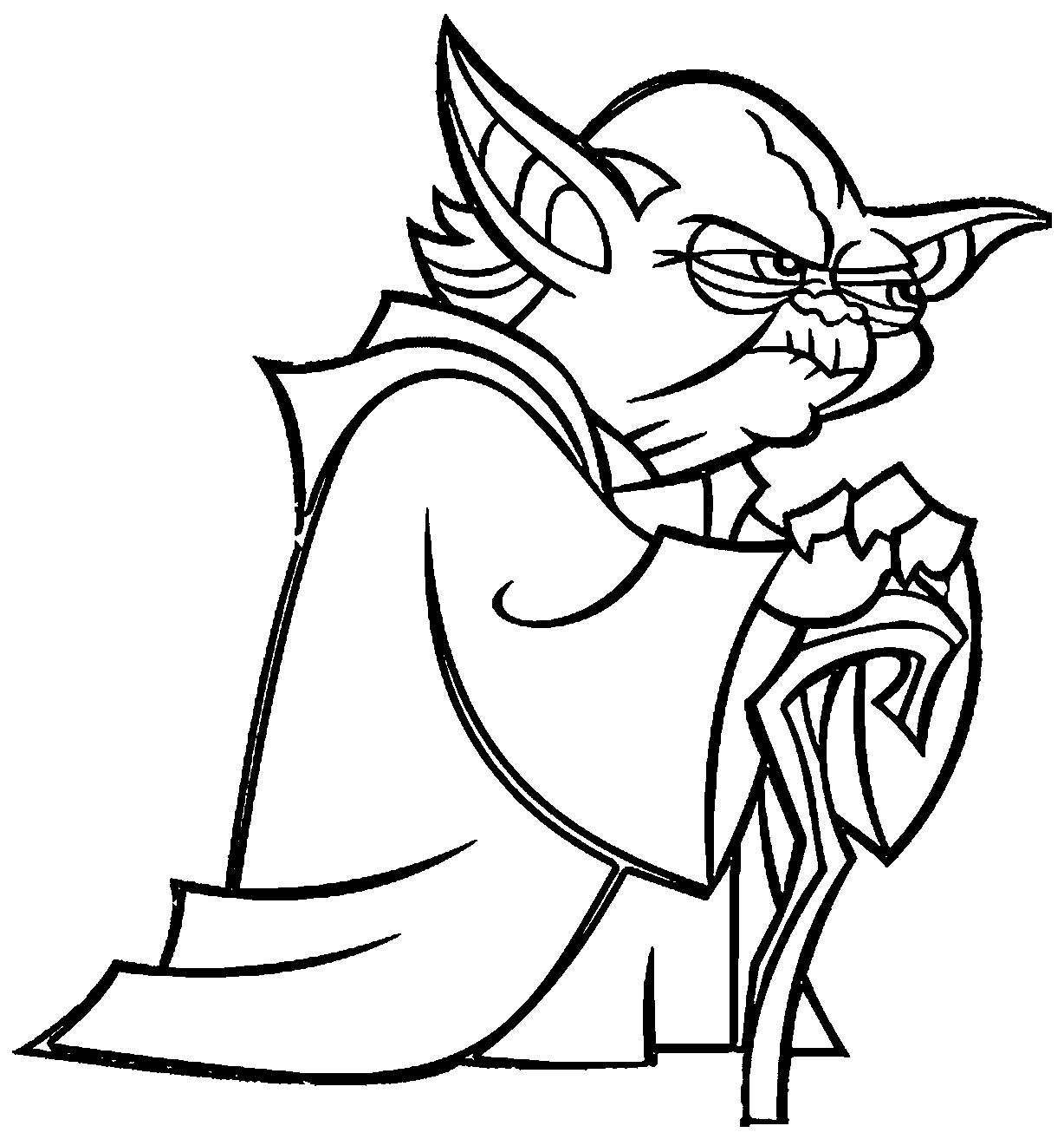yoda coloring page clip art library
