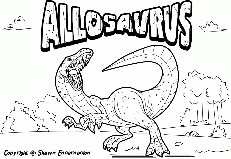 Jurassic Gallimimus Coloring Page Free Printable Coloring Pages