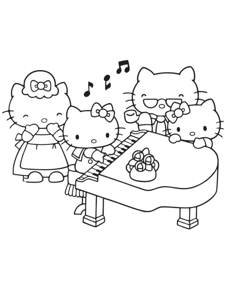 Free hello kitty princess coloring pages, download free hello kitty