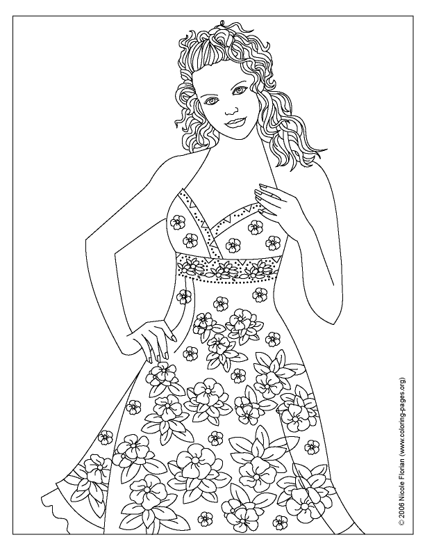 Free Fashion Coloring Pages Printable Download Free Clip Art Free Clip Art On Clipart Library