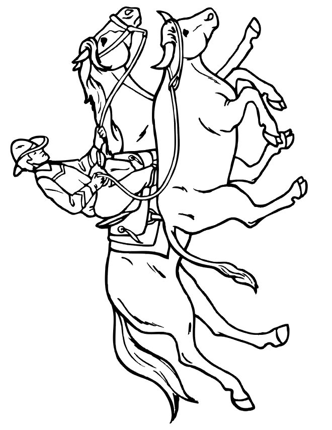 Free printable cowboy coloring pages, download free printable cowboy