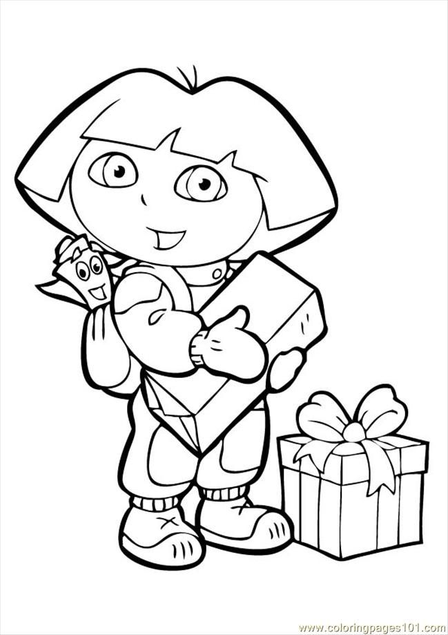 Free dora the explorer printable coloring pages, download free dora the