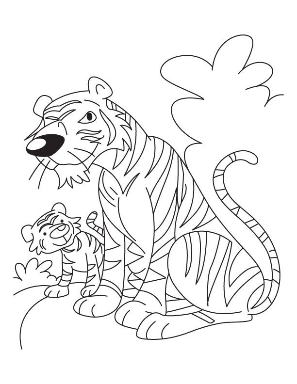 Tiger Coloring Pages