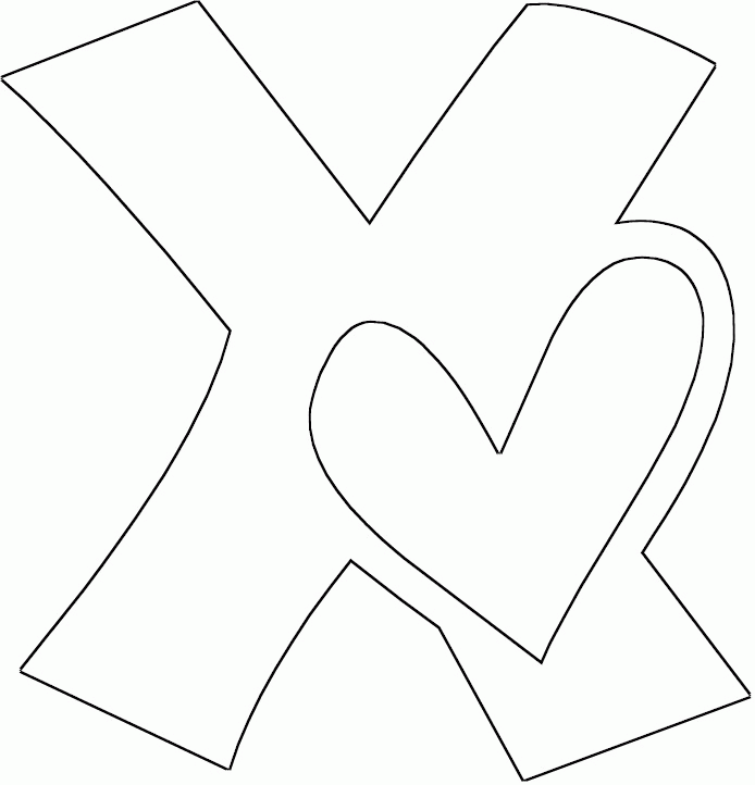 Free letter x coloring pages, download free letter x coloring pages png