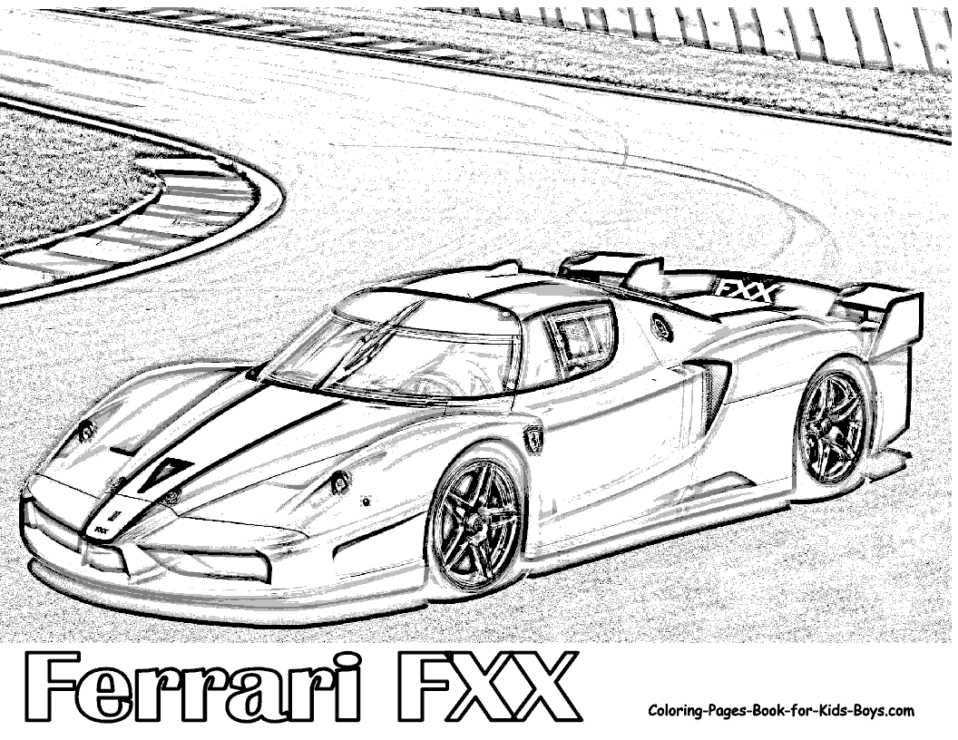 Malvorlagen Ferrari Testarossa Coloring And Malvorlagan