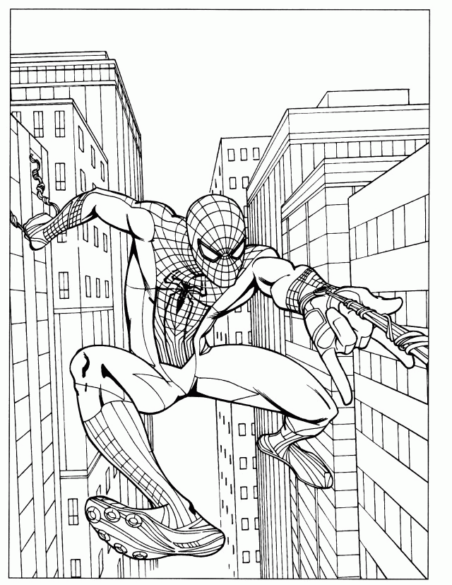 Check out 50 free printable spiderman&nbsp;. Spiderman Coloring Pages High Resolution Clip Art Library