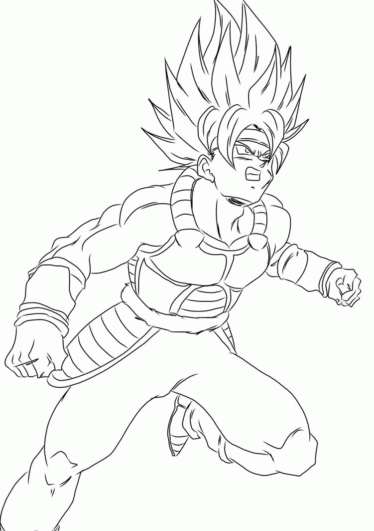 Dragon ball z drawing vs. Dessin Dragon Ball Z Bardock Clip Art Library