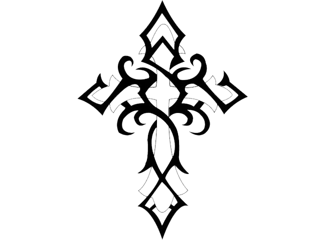 Free Cross Tattoos Png Transparent Images Download Free Clip Art Free Clip Art On Clipart Library