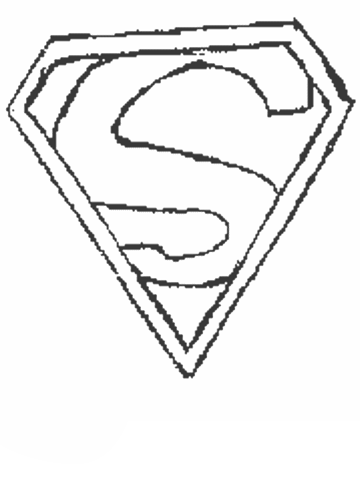 Free superman logo coloring pages, download free superman logo coloring