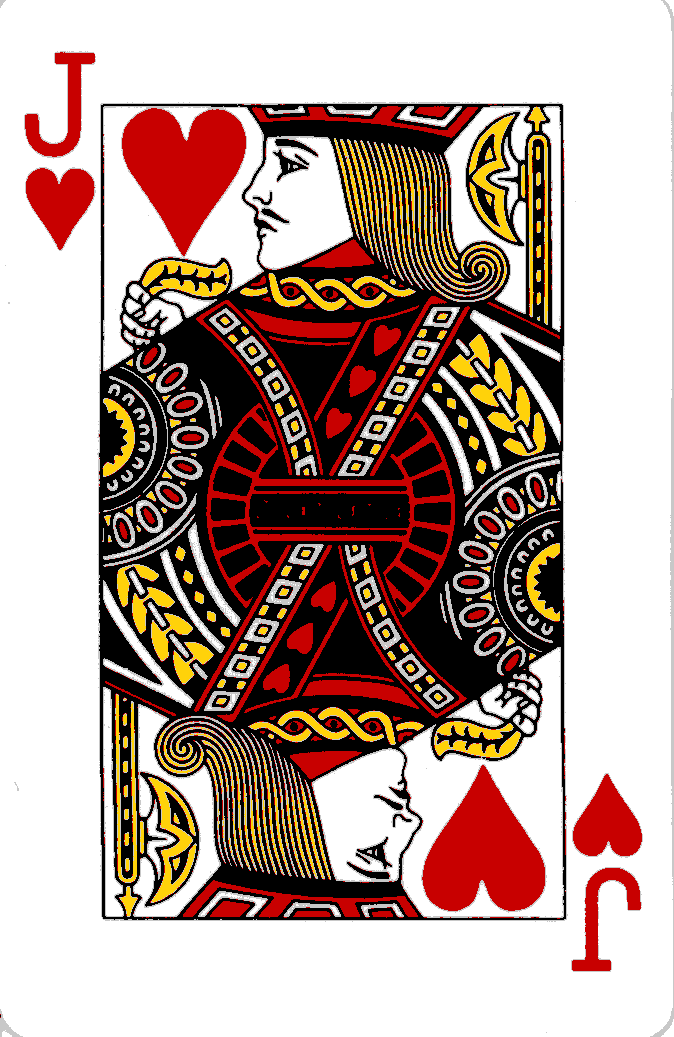 Jack Card Heart - Clip Art Library 1037_x_674_png