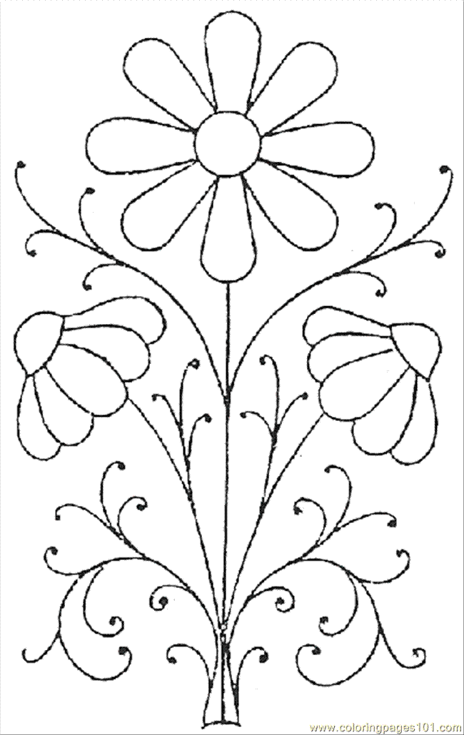 We send them to people to show them how much we care, and we send them to show our sorrow when someone dies. Free Flower Template To Colour Download Free Flower Template To Colour Png Images Free Cliparts On Clipart Library