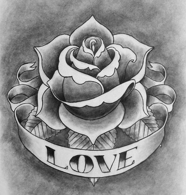 Free Tattoo Rose Black White Download Free Clip Art Free Clip Art On Clipart Library