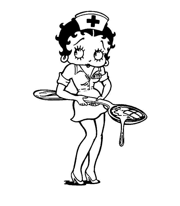 Outline Betty Boop Tattoo - Clip Art Library 800_x_700_jpg