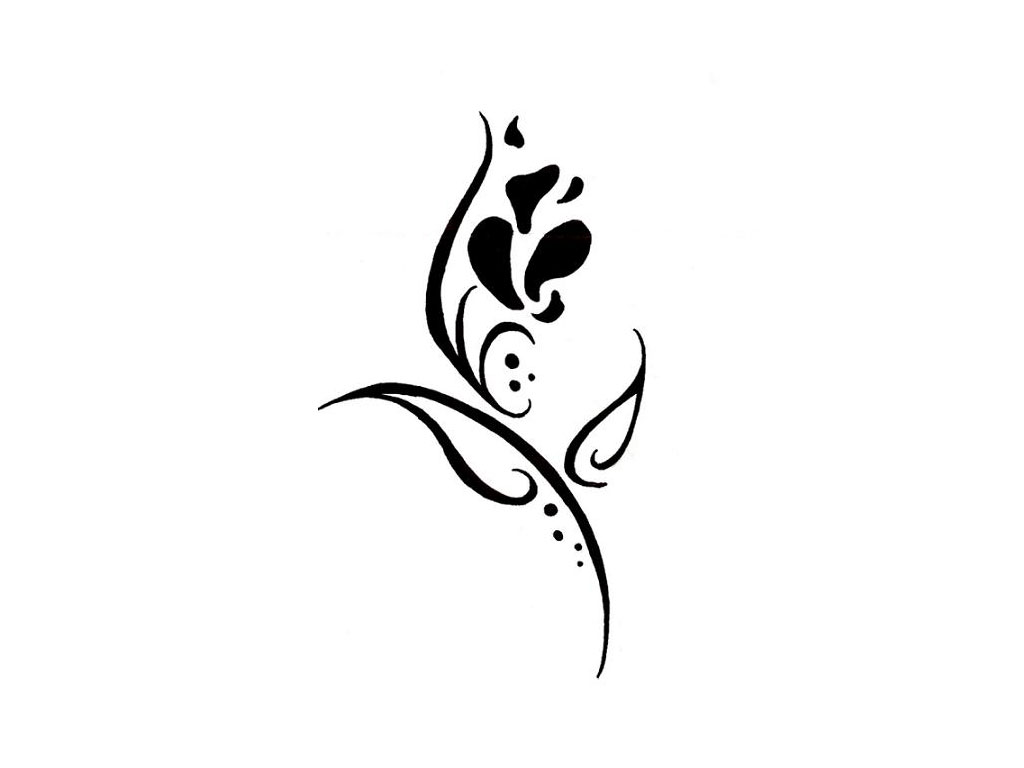 Free Tribal Flowers Tattoo Designs Download Free Clip Art Free Clip Art On Clipart Library