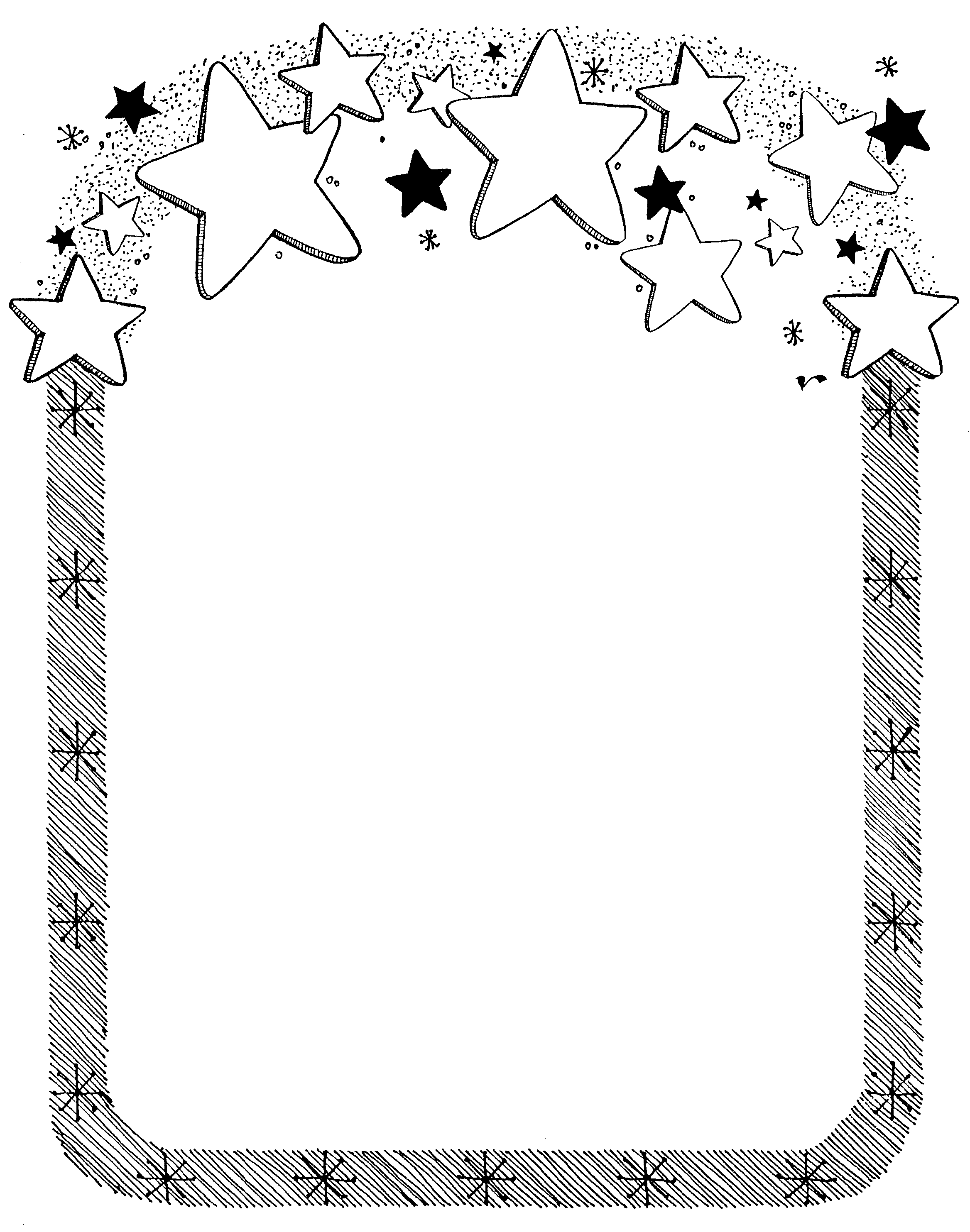 free star border download free star border png images