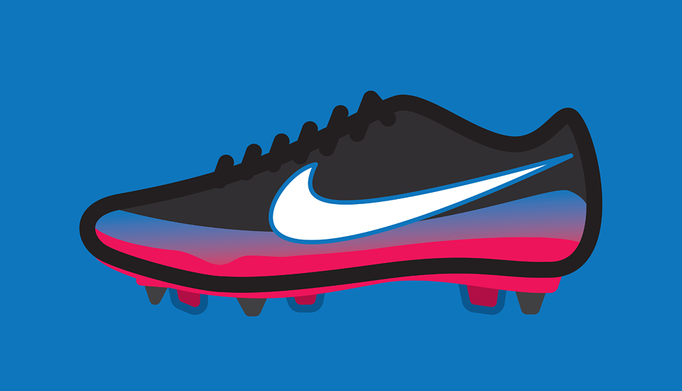 Drawing nike mercurial soccer cleats made by myself. Soccer Cleat Clip Art Library