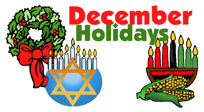 December holiday clip art