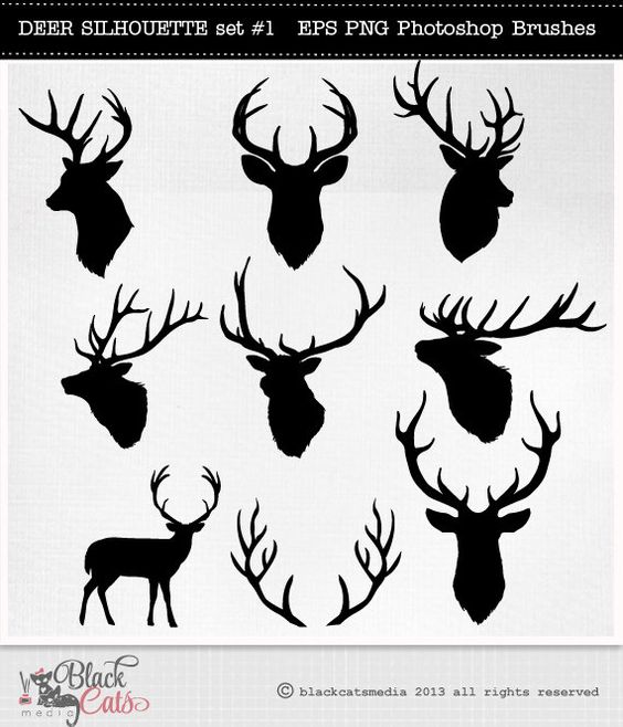 Deer Head Small Deer Tattoos - Clip Art Library 658_x_564_jpg