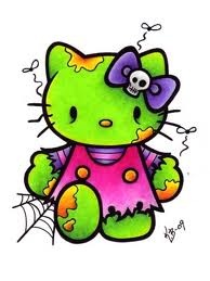 Hello kitty clipart halloween hello kity. Zombie Hello Kitty Clip Art Library
