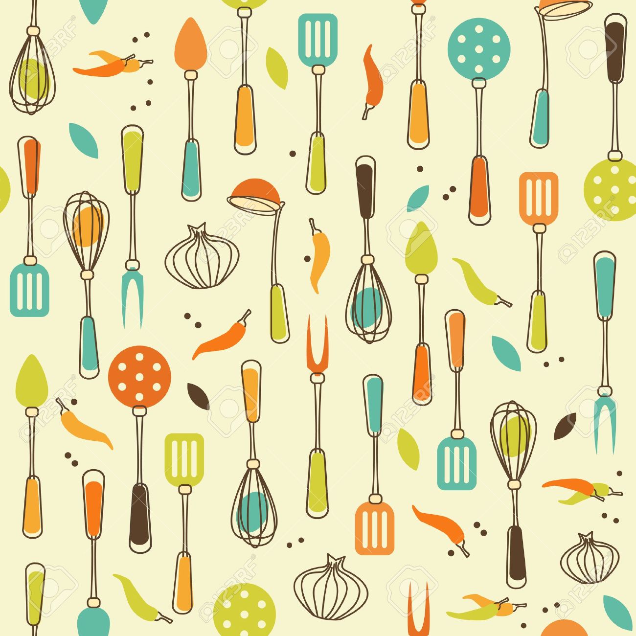 Animated funny and cute red peppers. Cute Cooking Background Free Clip Art Library