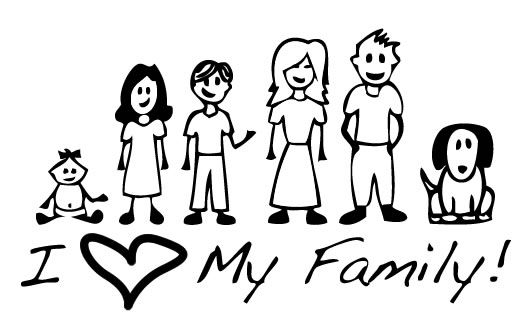 Find & download free graphic resources for family. Love My Family Clipart Black And White Clip Art Library