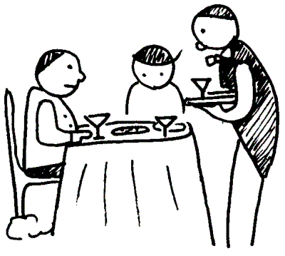 Family black and white dinner clean clip art family meal. Restaurant Table Clipart Clip Art Library
