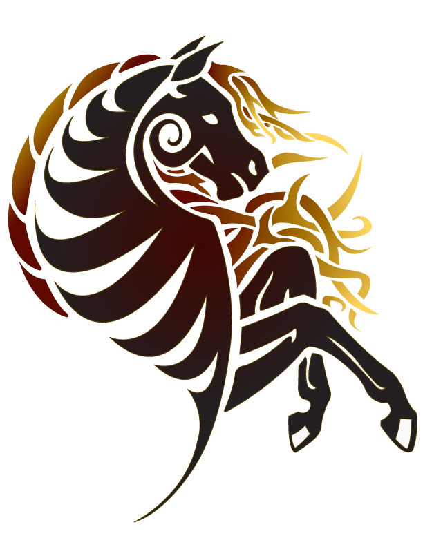Horse Tattoo Designs - Clip Art Library 792_x_612_jpg