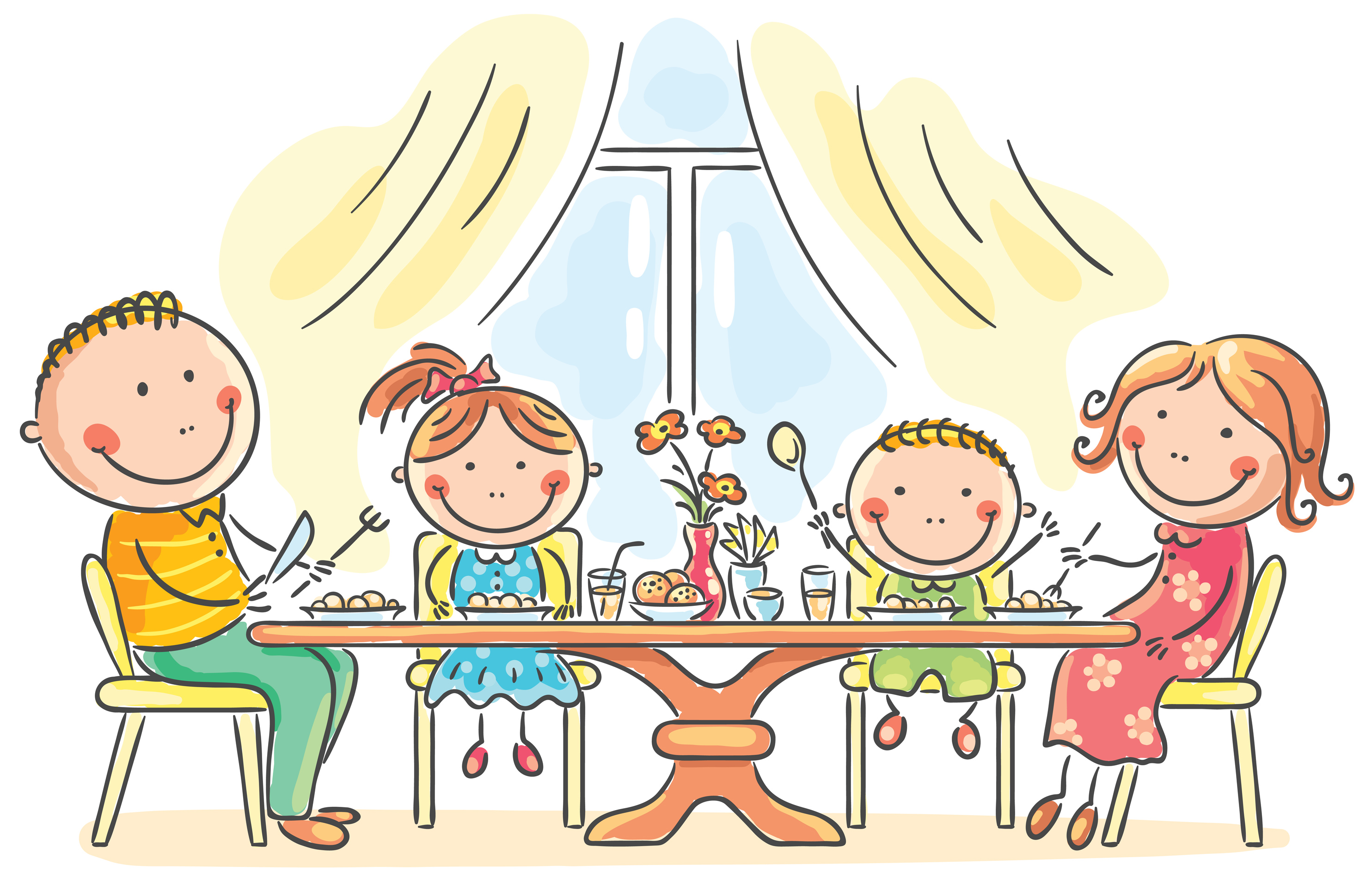 Family is not an important thing. Jewish Family On Shabbat Clipart Clip Art Library