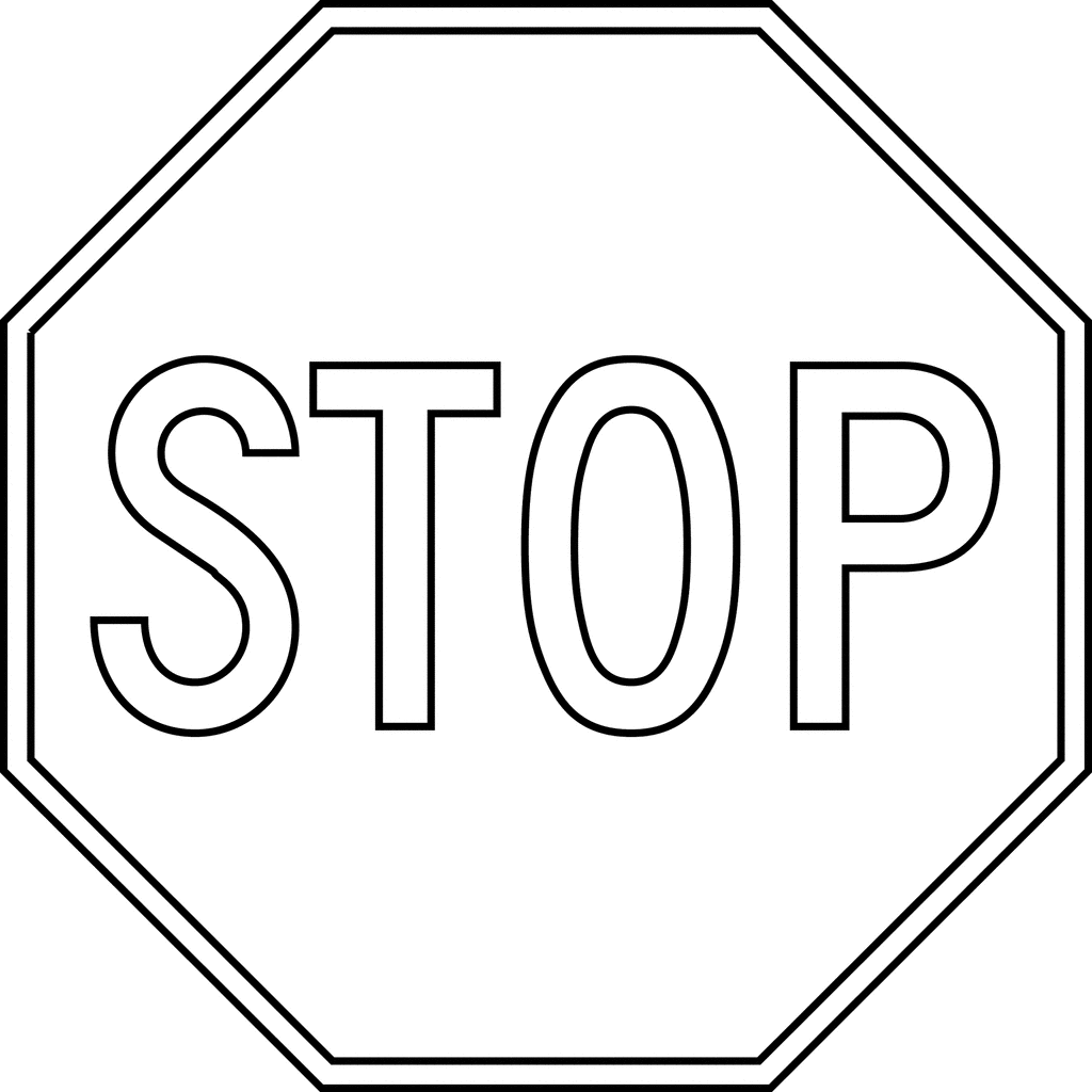 Free stop sign clipart pictures