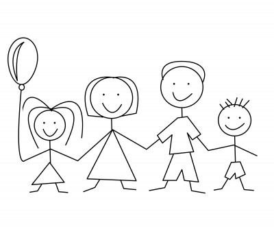 Find the perfect nuclear family black & white image. Family Head Cliparts Cliparts Zone