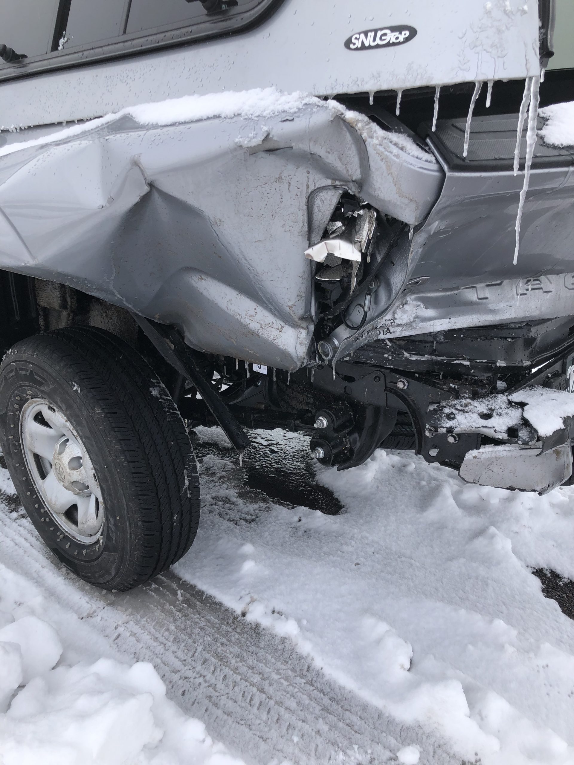 Please be totaled. Please. One Car Household.