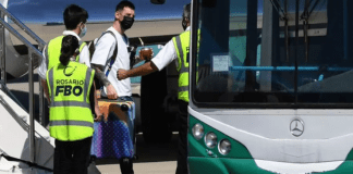 Messi llegó a Rosario para celebrar las fiestas de fin de año