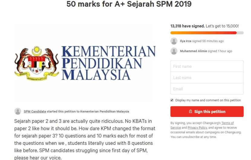 Menerusi lembaga peperiksaan malaysia (lpm), tema umum sejarah kertas 3 (1249/3). Semua Sibuk Nak Jadi Influencer Semua Benda Nak Senang Lebih 13 000 Sign Petisyen Desak Turun Gred Kertas Sejarah Spm Dilabel Lembik Viral Mstar