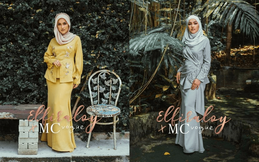 This kind of baju kurung can be used to dinner wedding ceremony and even for hari raya. 10 Kempen Fesyen Lebaran Eksklusif 2019 Yang Memukau Mata Mana Satu Pilihan Hati Mode Mstar