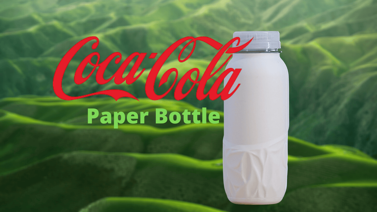 botella papel Coca Cola 1