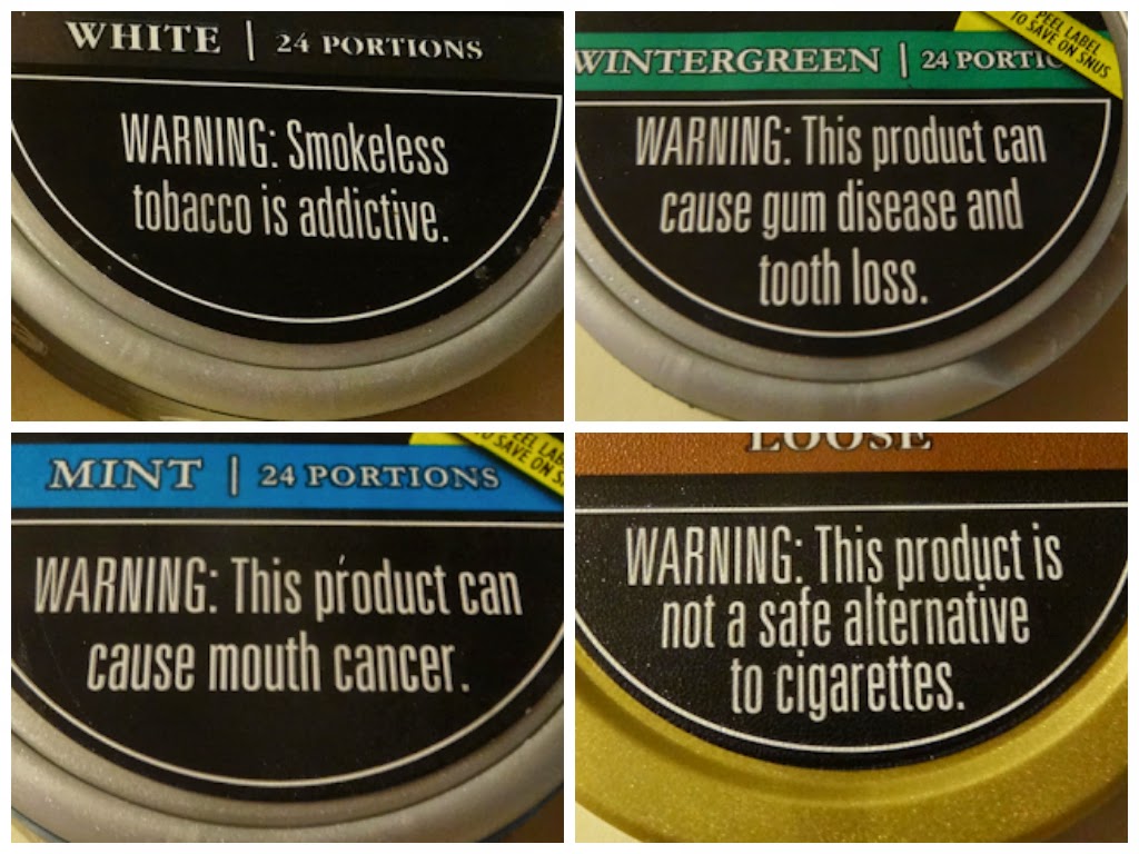 which of the following is false about smokeless tobacco Misleading the public for their own good? Changing the warnings on snus