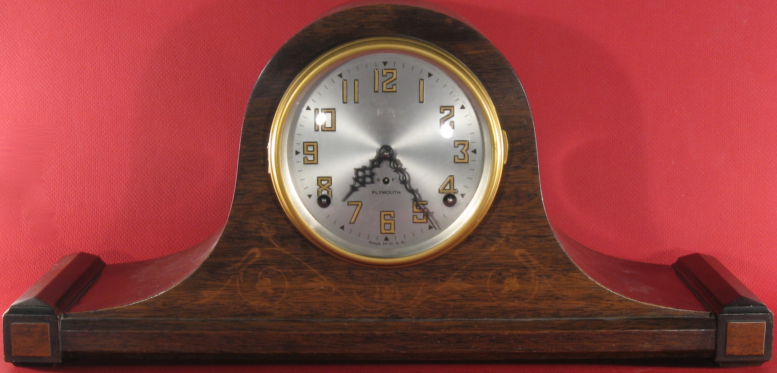 Seth Thomas “Plymouth” Tambour Mantel Clock – ClockInfo.com
