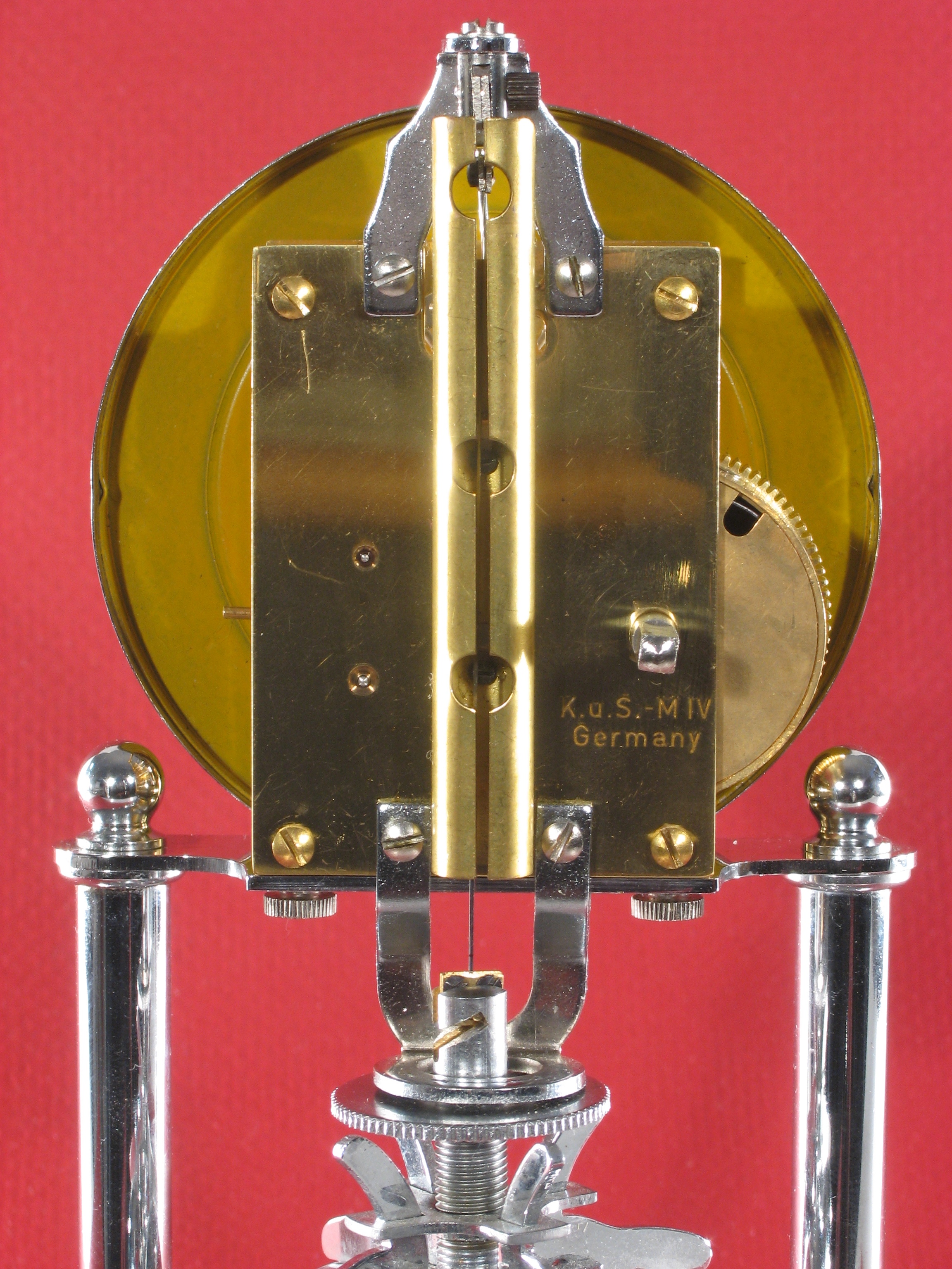 Kern Miniature 400 Day Clock, Nickel Plated – ClockInfo.com