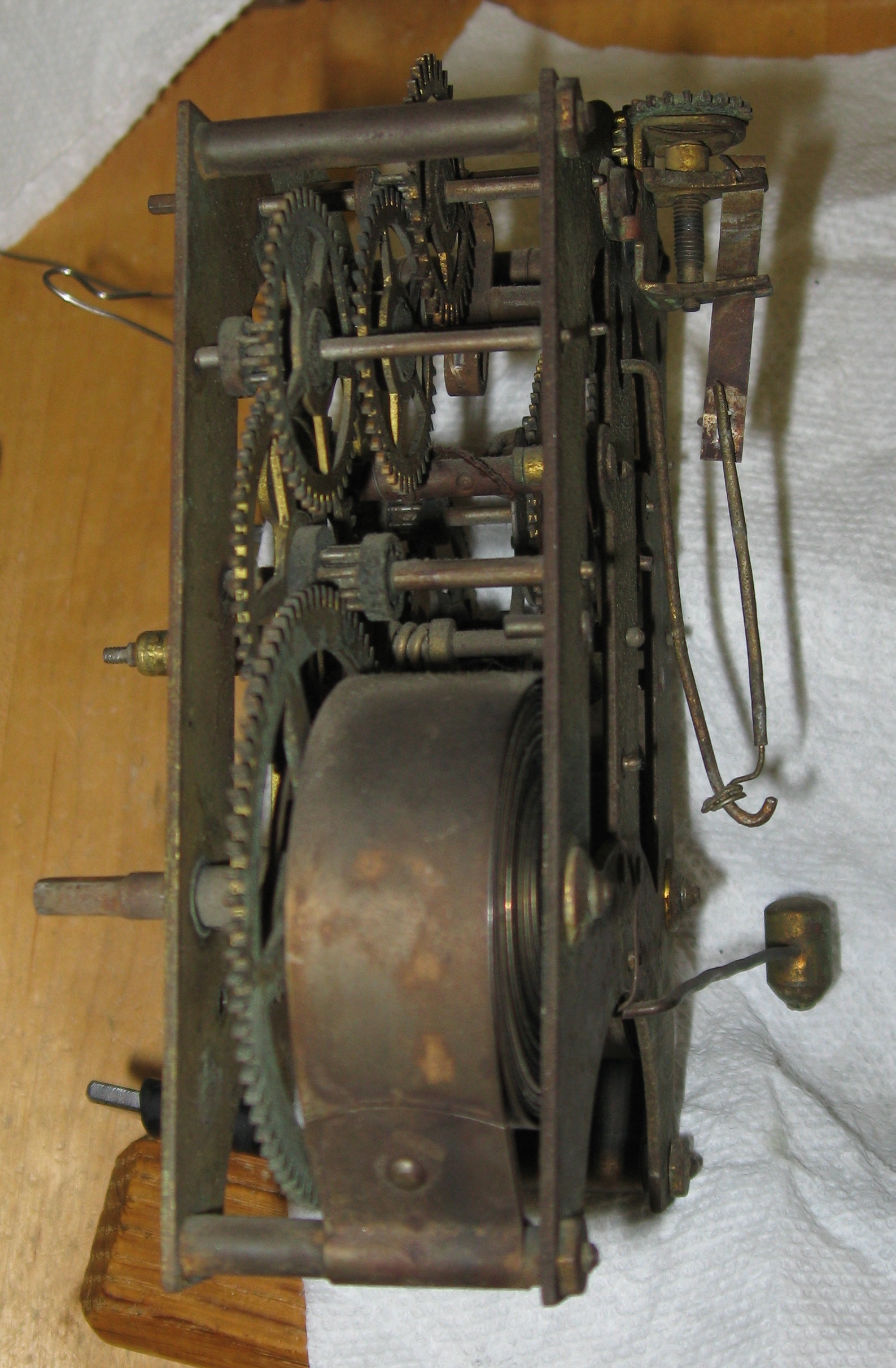 Repair of Decrepit Ansonia Mantel Clock Movement – ClockInfo.com