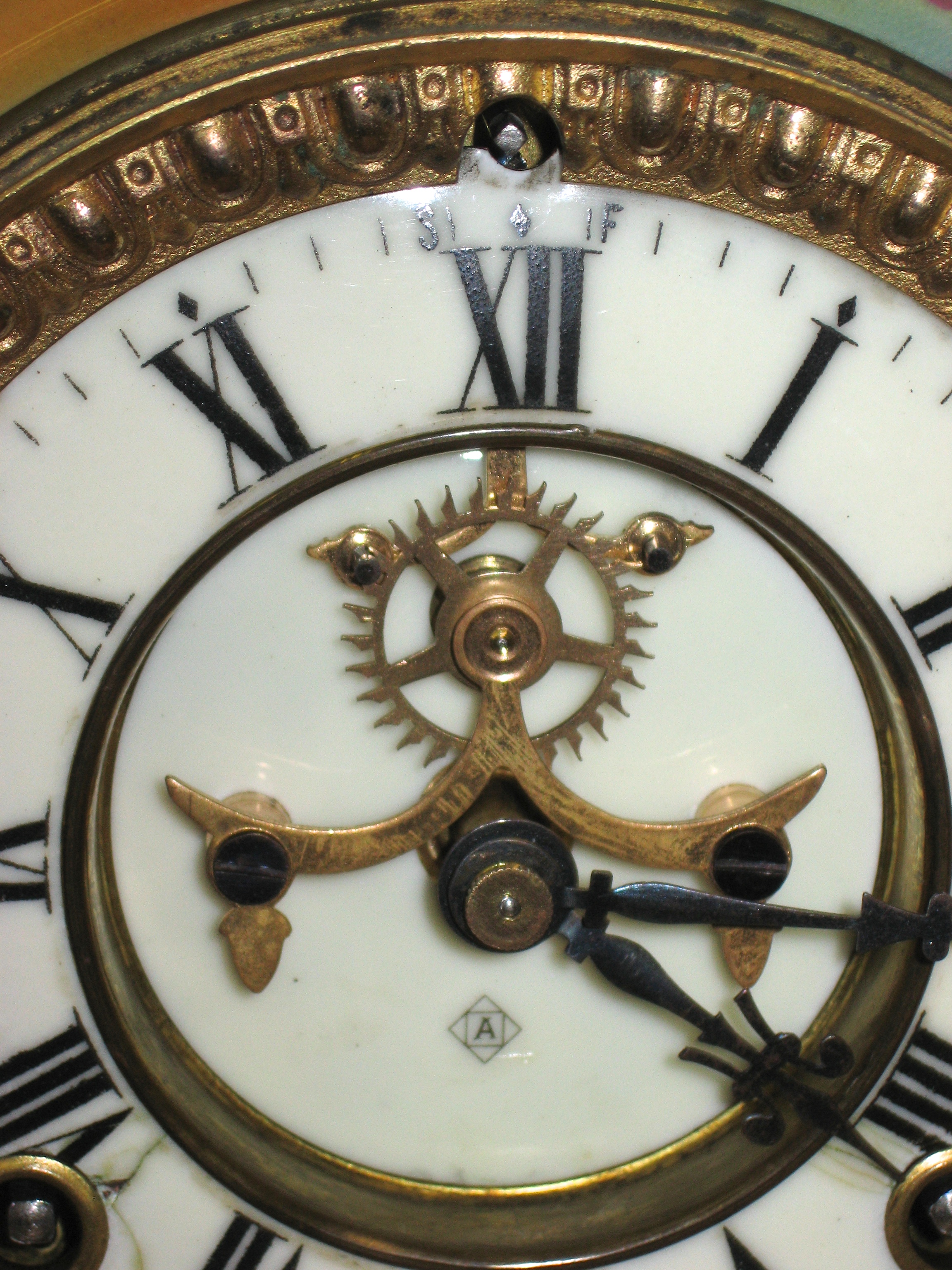 Ansonia “La Vinda” Royal Bonn China Clock – ClockInfo.com