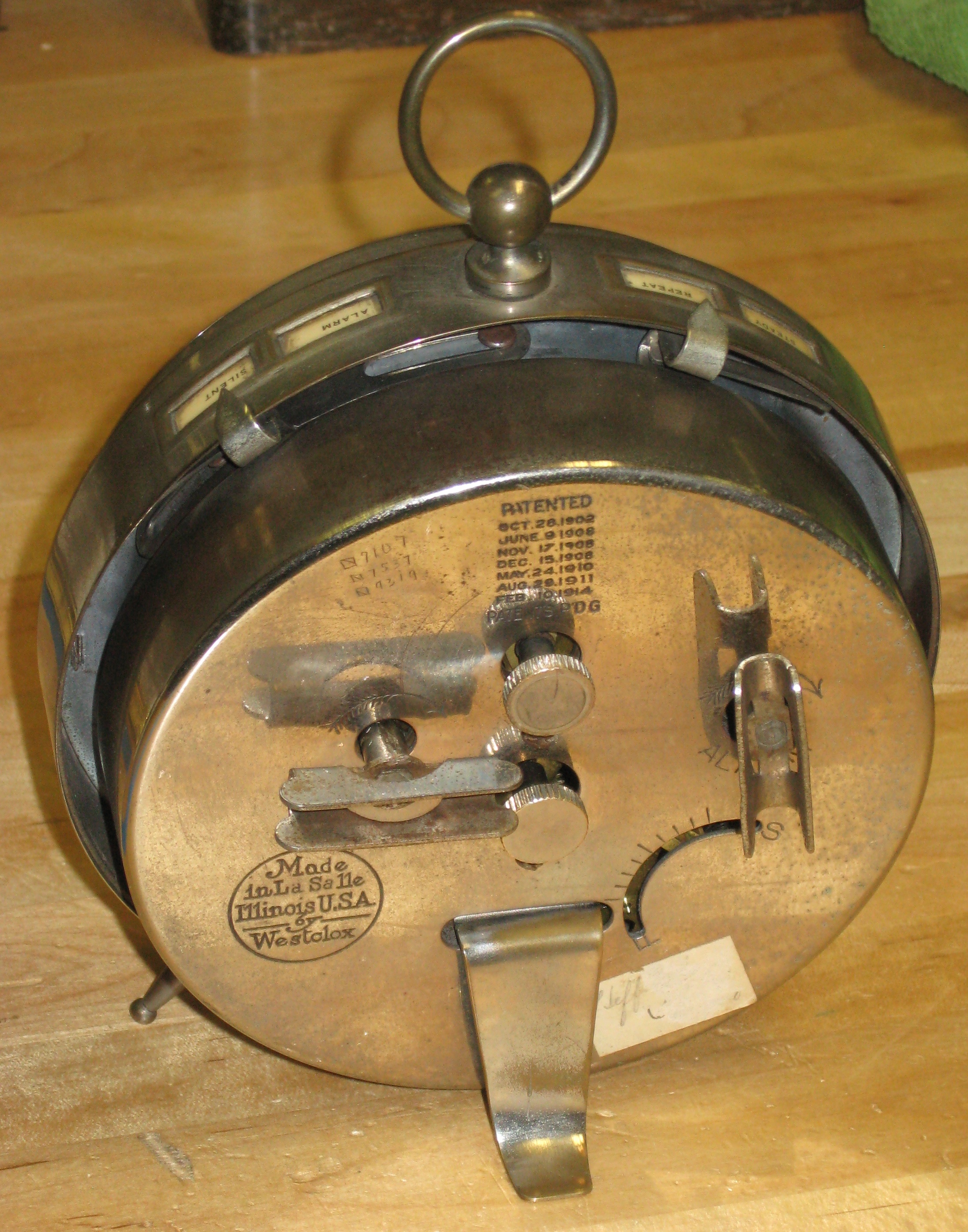 Westclox Big Ben Style 1 Made in 1914 – ClockInfo.com