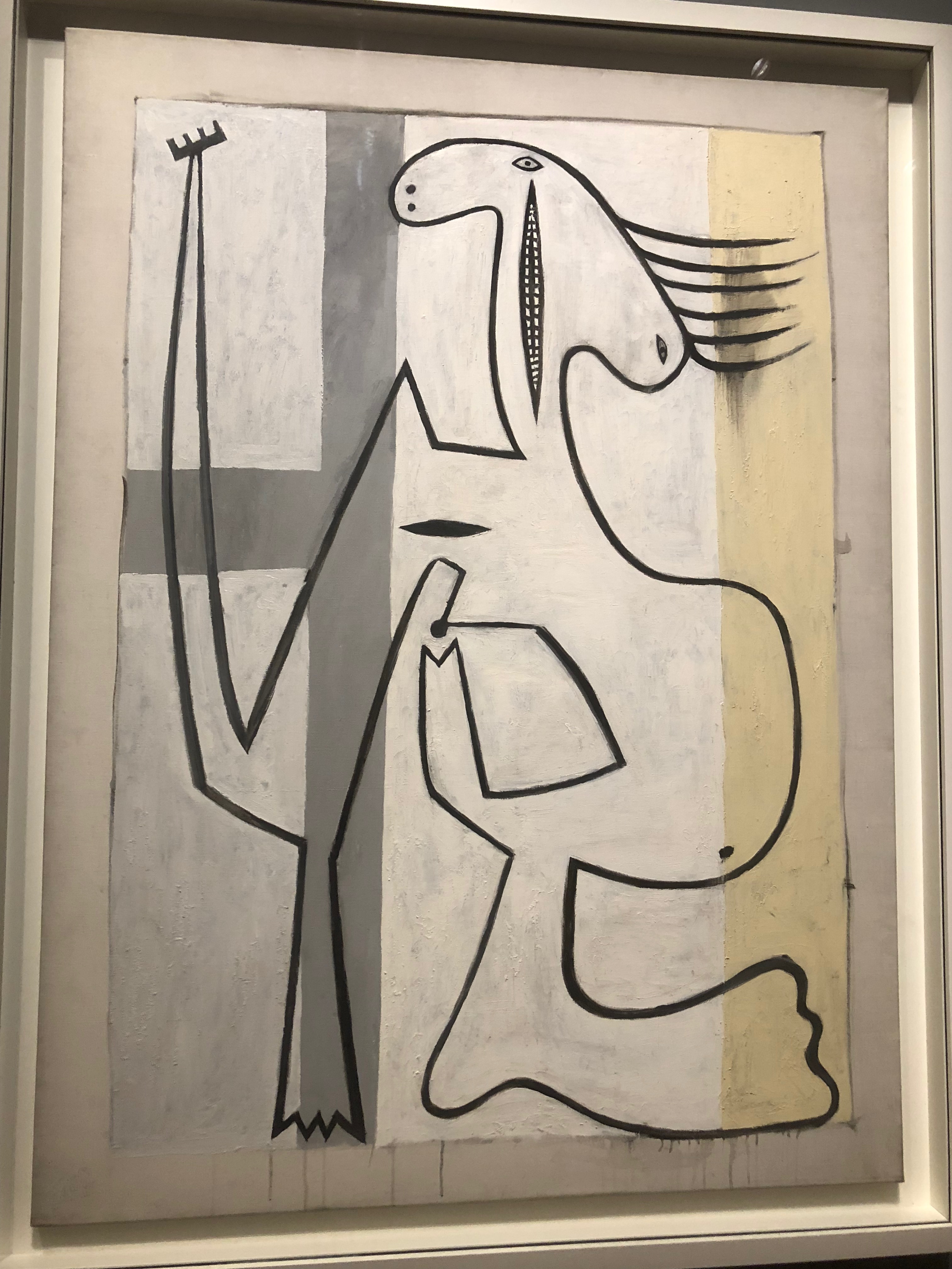 Nu sur fond blanc (Picasso, 1927)