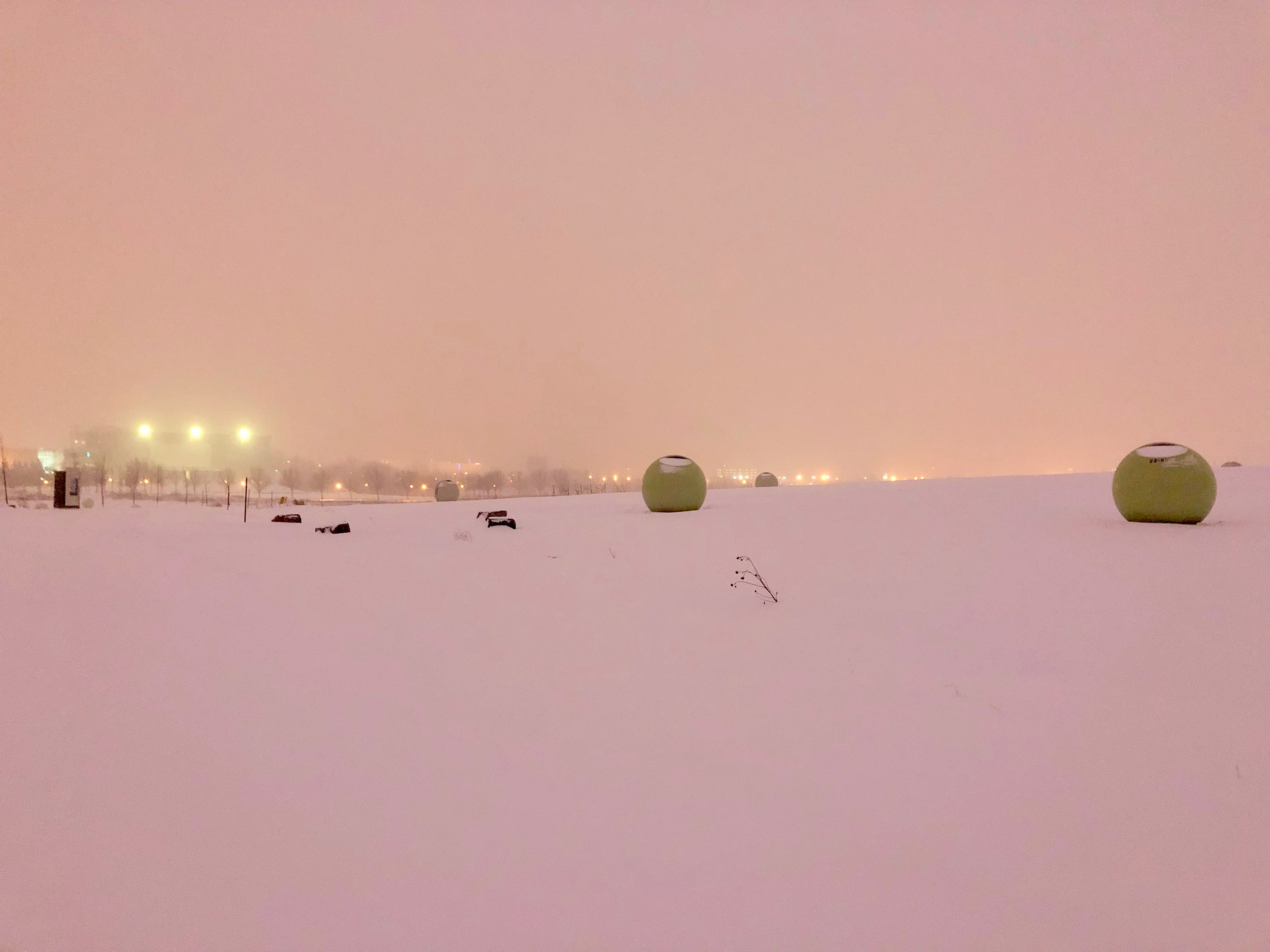 The park late december 1