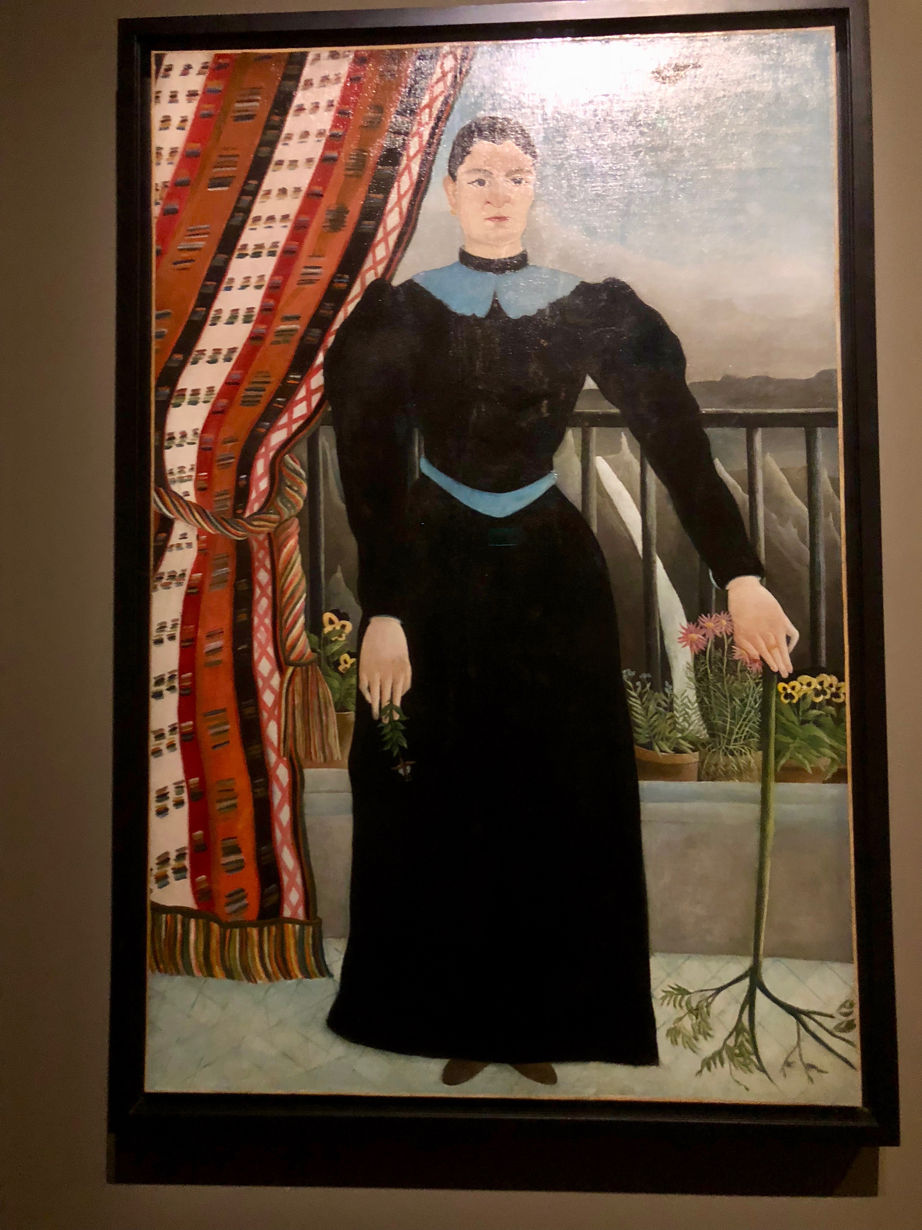 Portrait de femme (Douanier Rousseau, 1895)