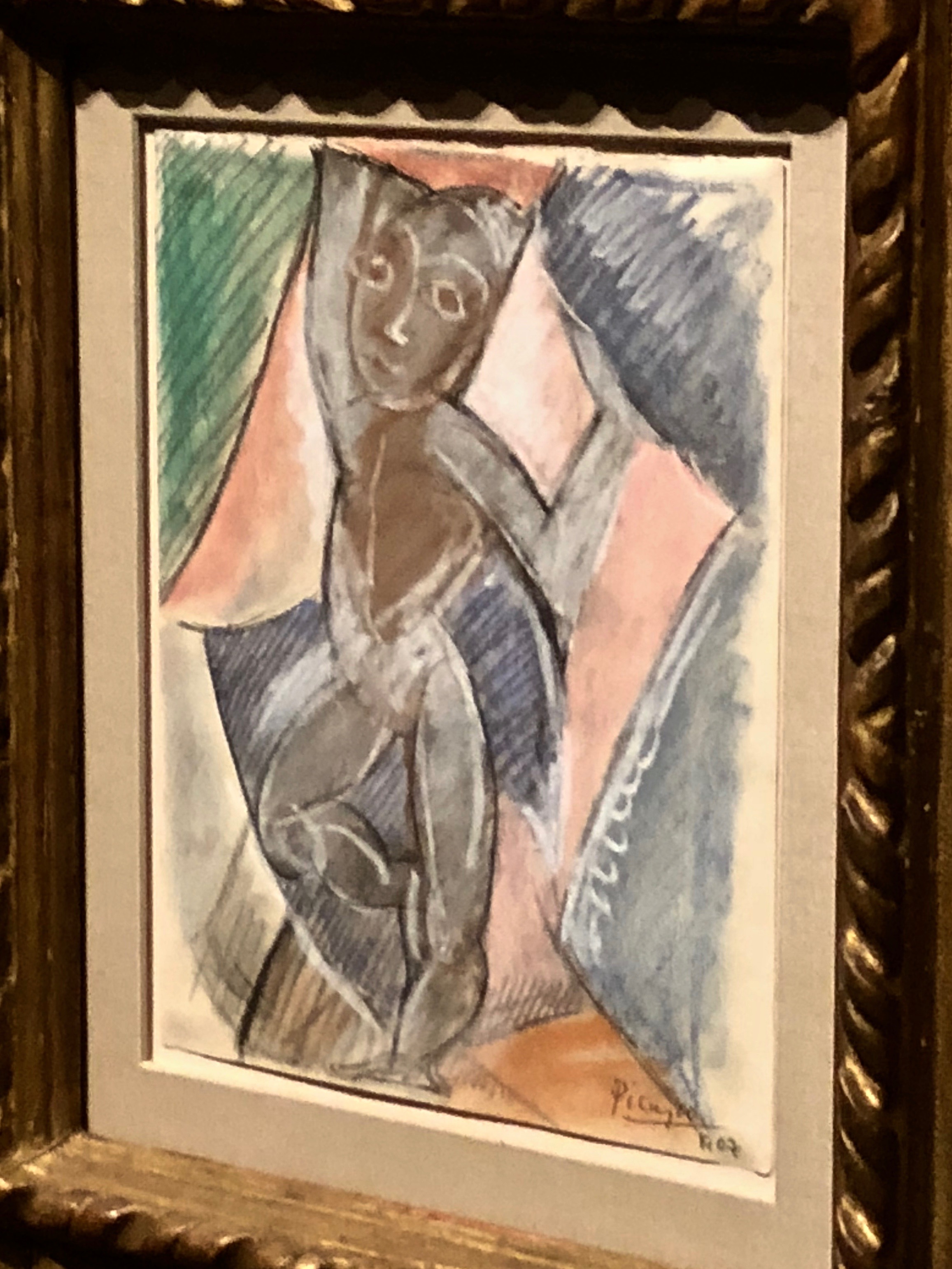 Étude pour nu debout (Picasso, début 1908)